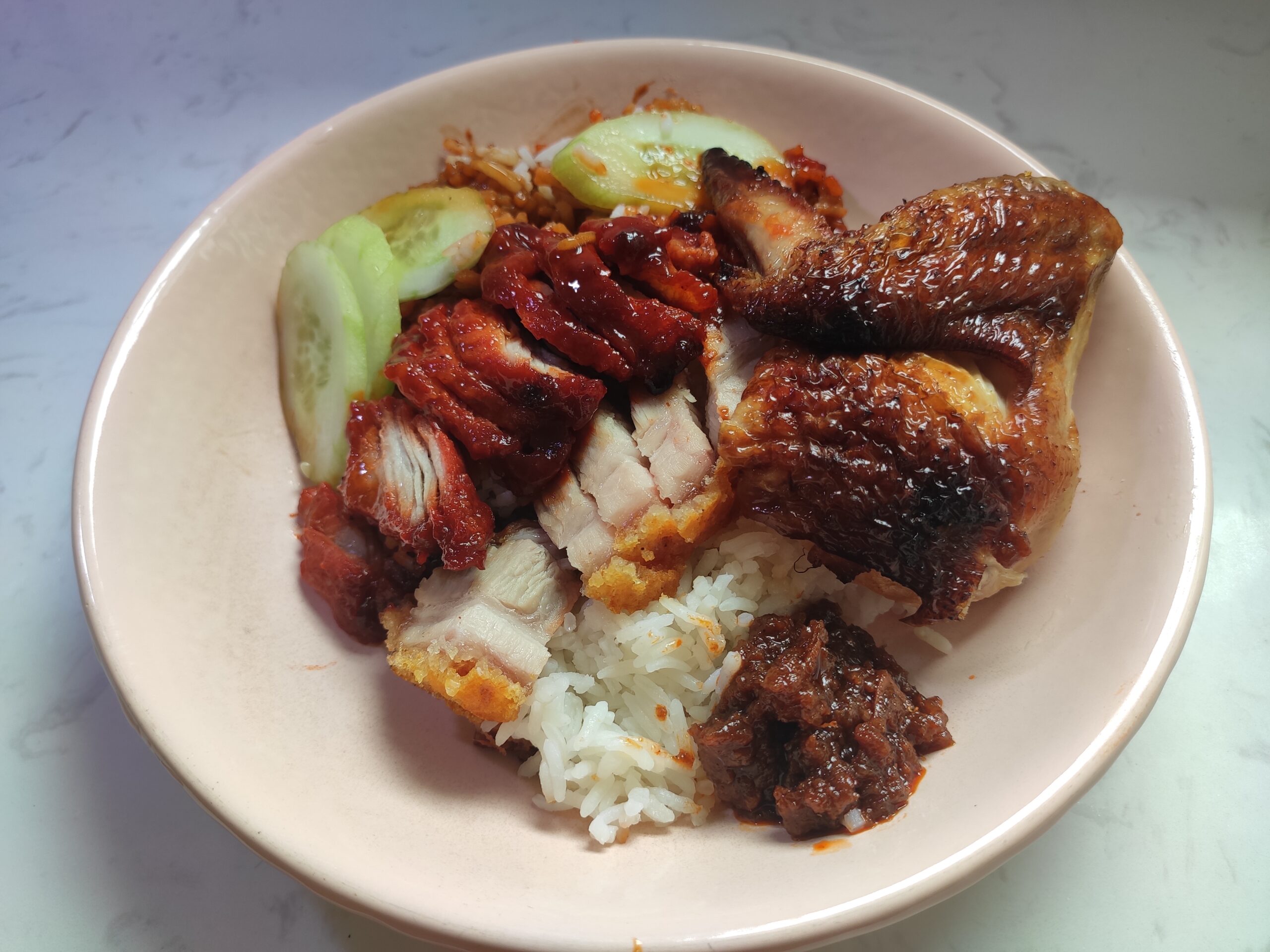 Shenton Way Golden Bridge Roasted Chicken Rice: Char Siew, Siu Yuk, Roast Chicken Rice
