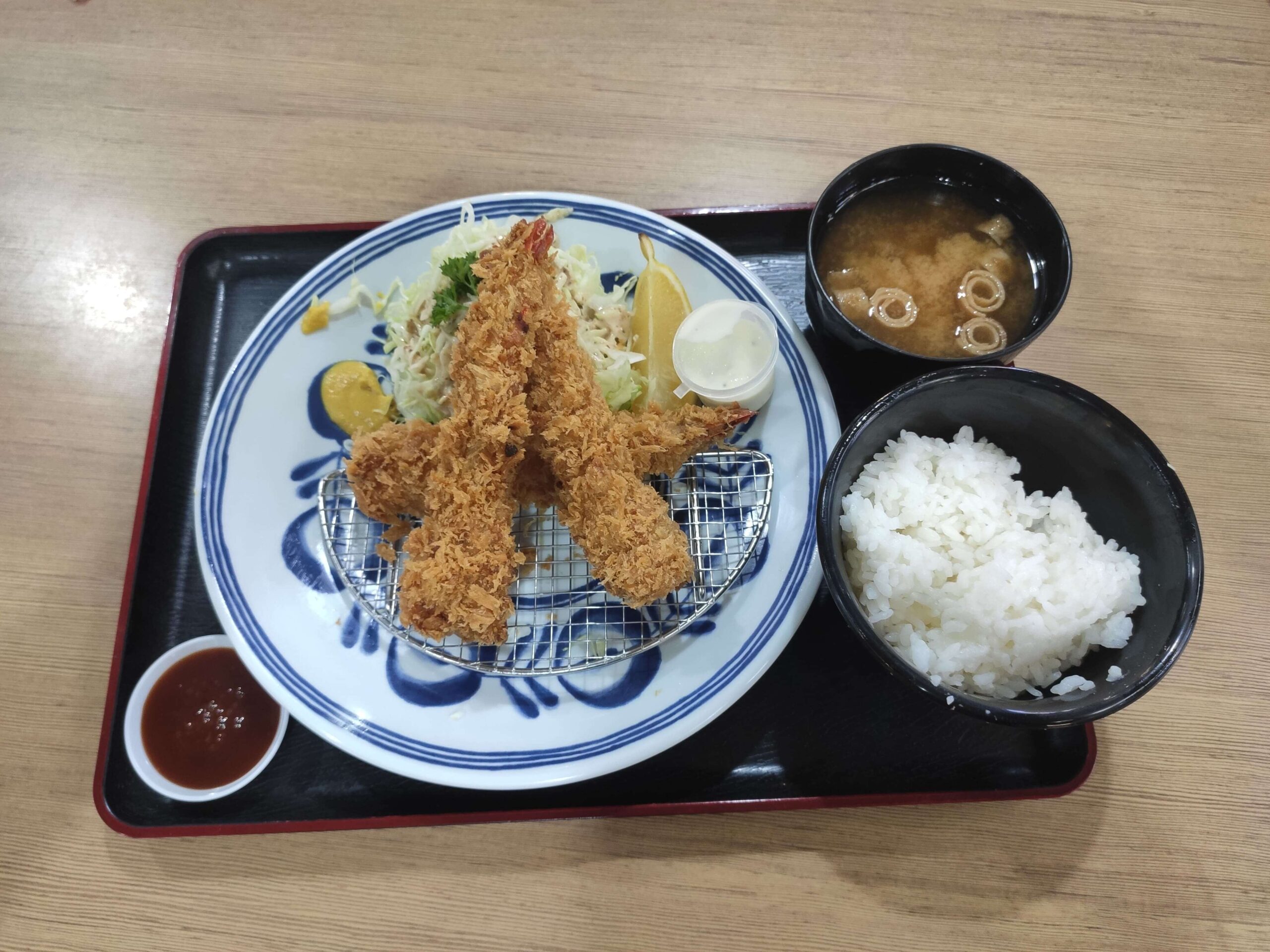 Maruhachi Donburi & Curry: Fried Ebi Set